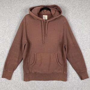 Todd Snyder x Champion Hoodie Size L Brown Pullover Sweatshirt Trashed